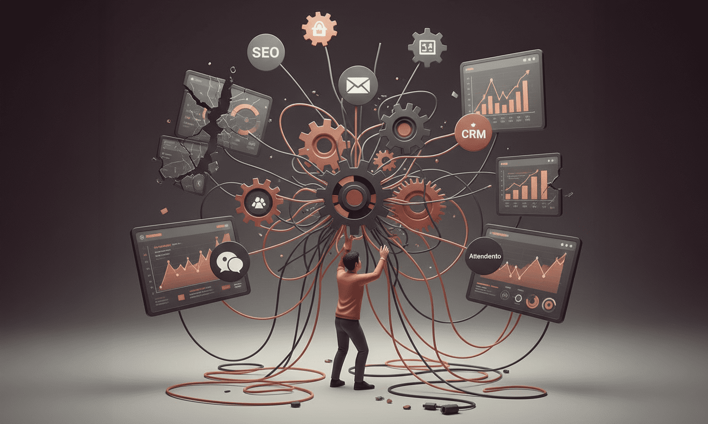 Marketing Fracionado: O Checklist de 6 Pontos para Corrigir a Inconsistência do Seu Crescimento (E Contratar a Estrutura Certa)